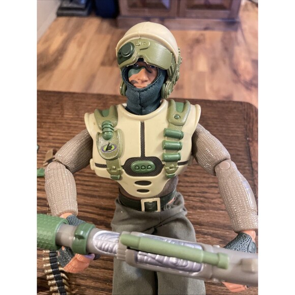 Vtg 1996 Hasbro GI Joe 12” Pawtucket Action Figure Camouflage Face w/Accessories - Picture 2 of 13